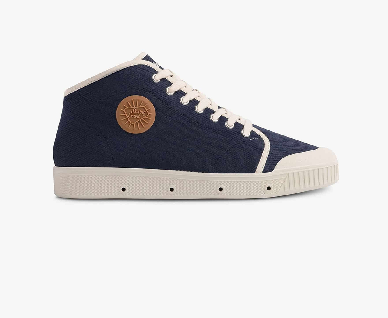 Spring Court B2 HEAVY TWILL Men\'s Trainers Dark Blue | South Africa-73CEVGYUI